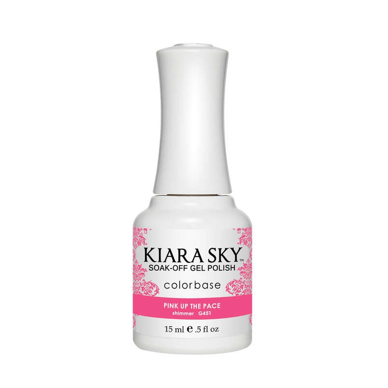 KIARA SKY – GEL POLISH - G451 PINK UP THE PACE